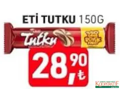 ETİ TUTKU BİSKÜVİ 150 G fiyat ve kampanya bilgisi
